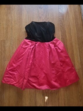 SPEECHLESS Womens Maroon Strapless Short Party Dress Size 9